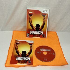 Showtime Championship Boxing (Nintendo Wii, 2007) Complete Good condition